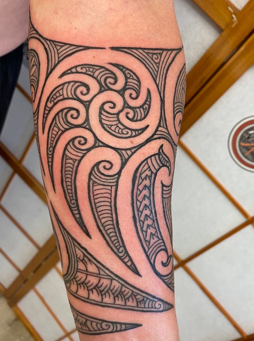 Maori unterarm